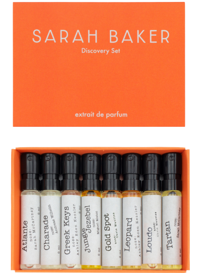 Sarah Baker extrait de parfum discovery set